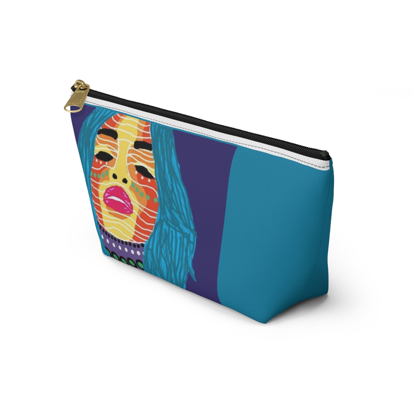 FYN BEAUTY Pop Art Accessory Pouch — Bold Colorful Makeup Bag