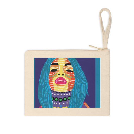 Accessory Pouch — Colorful Pop Art Woman Cosmetic Bag