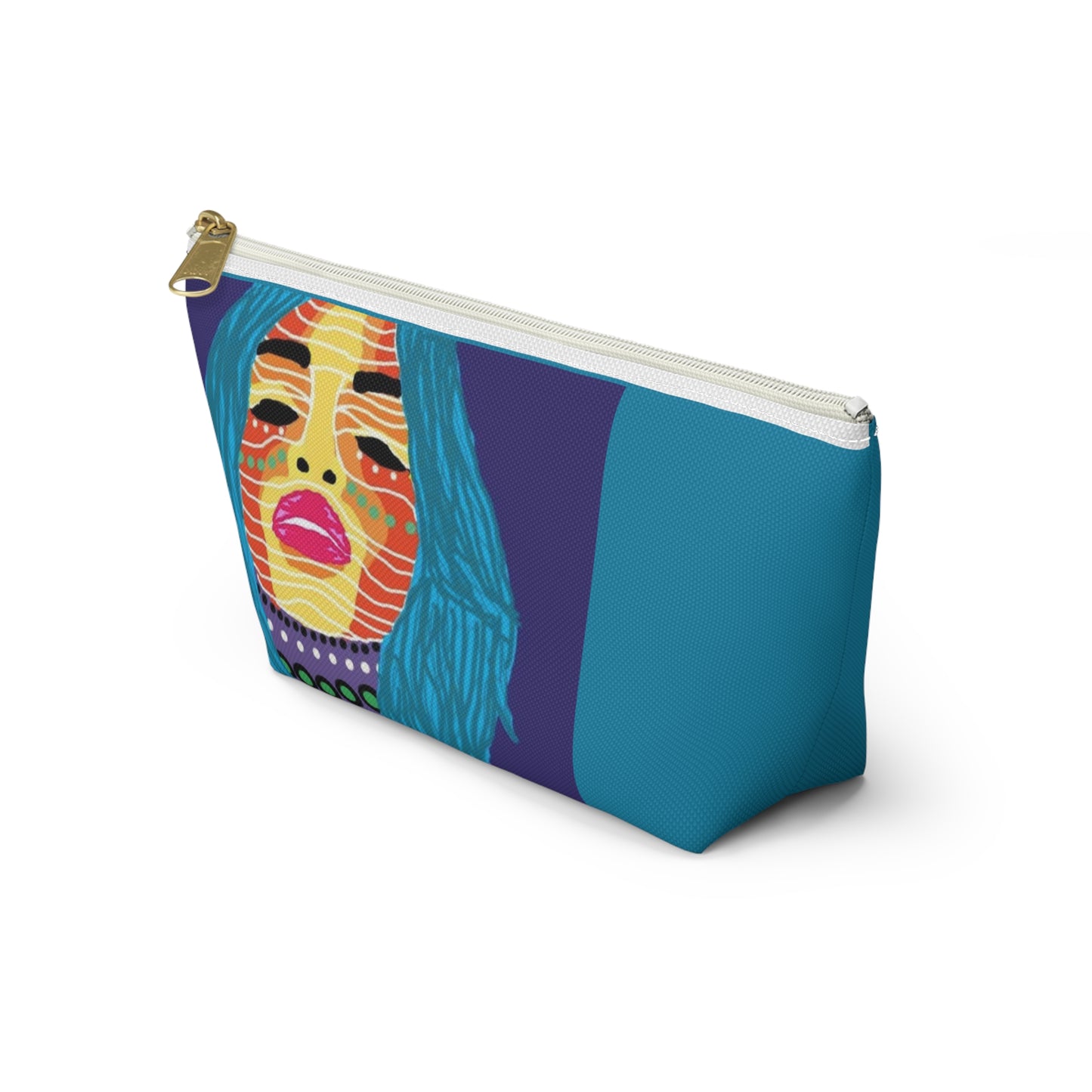 FYN BEAUTY Pop Art Accessory Pouch — Bold Colorful Makeup Bag