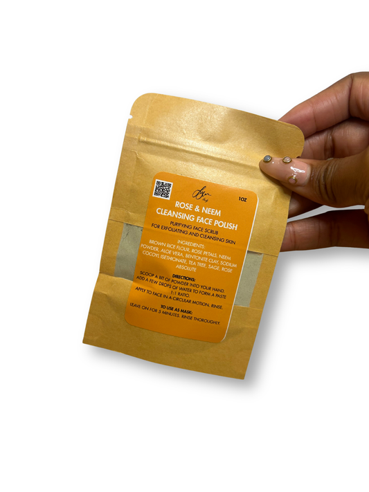 Rose and Neem Cleansing Face Scrub